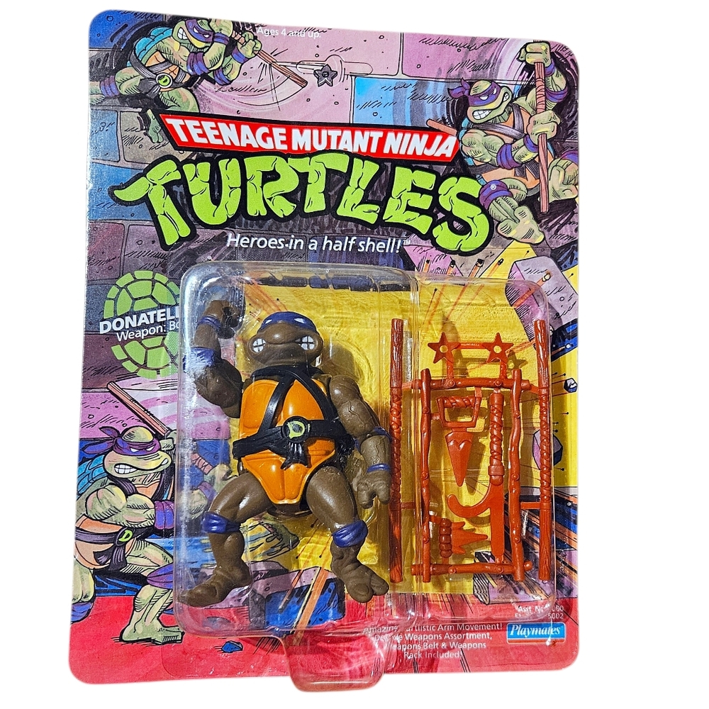 Vintage Teenage Mutant Ninja Turtles 1988 Playmates Donatello Action Figure